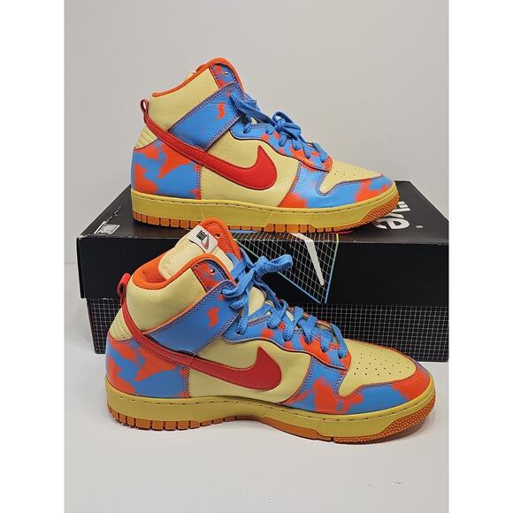 Nike Dunk High 1985 SP Orange Acid Wash Mens size 11.5 DD9404-800 NEW main image 8